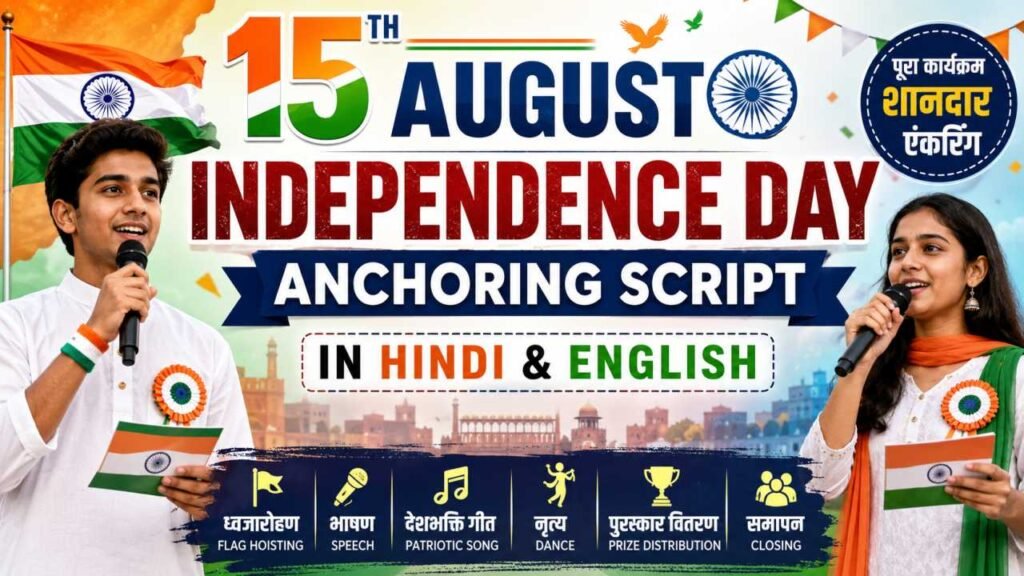 15 August Independence Day Anchoring Script – Opening